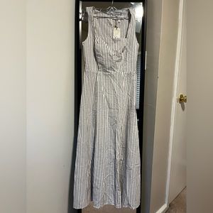 Rihoas Square Necked Midi Dress XS